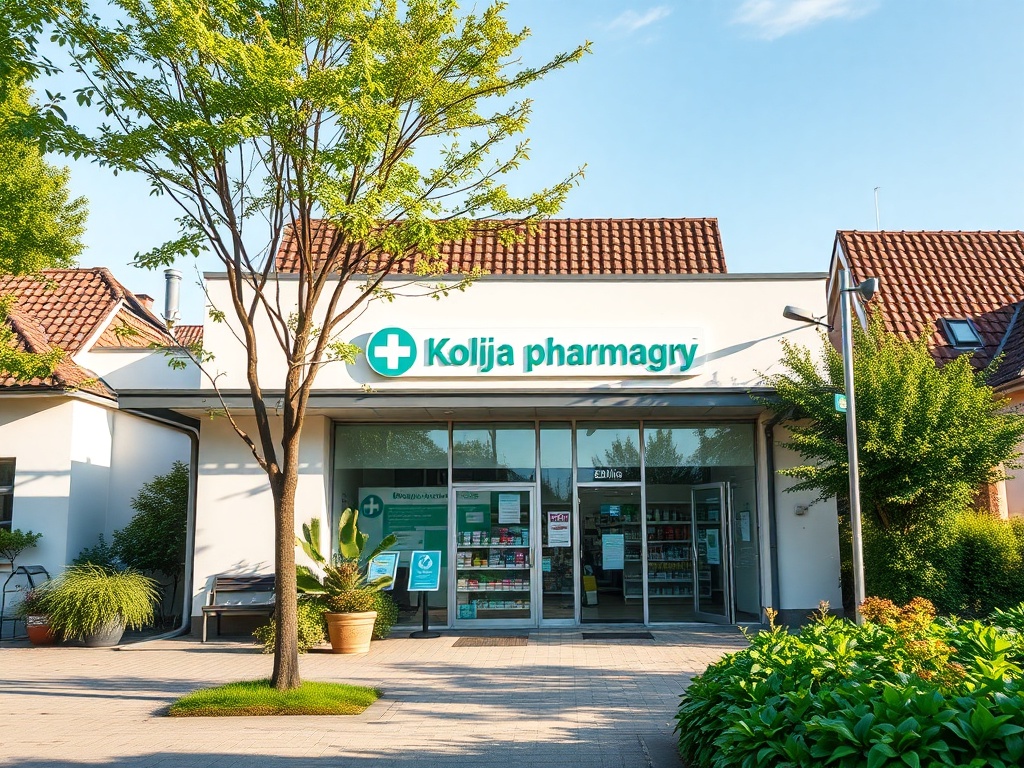 Mapa Elbląga z ikonami symbolizującymi kolejki do specjalistów medycznych