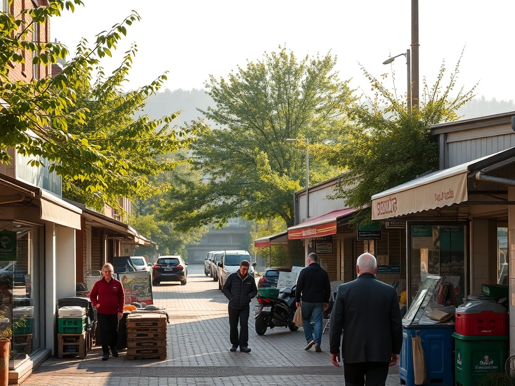 Mapa Elbląga z zaznaczonymi inwestycjami dofinansowanymi z Funduszy Europejskich